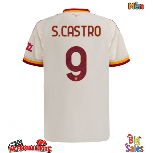 AS Roma Santiago Castro #9 Replica Away Stadium Shirt 2026-27 Short Sleeve